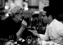George Lucas y J.J. Abrams. El creador de "Star Wars" dijo que su amada Saga no podría estar en mejores manos.